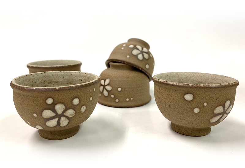 清窯 湯潤清 黑陶桐花茶具組